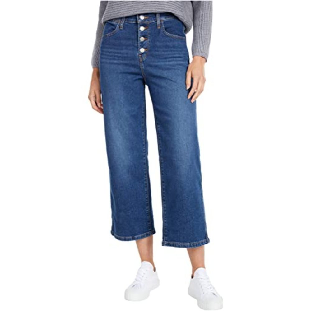 Levi Strauss Mile High Cropped Wide Leg Jeans NWT